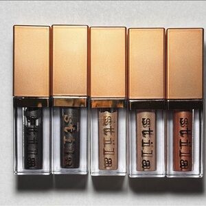 5 x Stila Shimmer & Glow Liquid Eye Shadow - Bundle of 5 eyeshadows